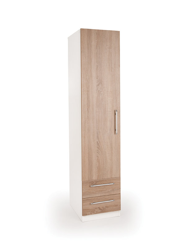 Esher 1 Door Manufactured Wood Wardrobe