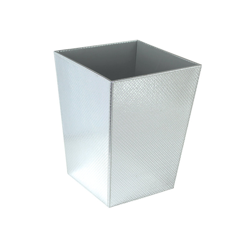 Ecopelle 1.3 Gallons Waste Bin, Chrome