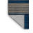 Machine Washable Horizontal Stripes Gray Area Rug-837494714