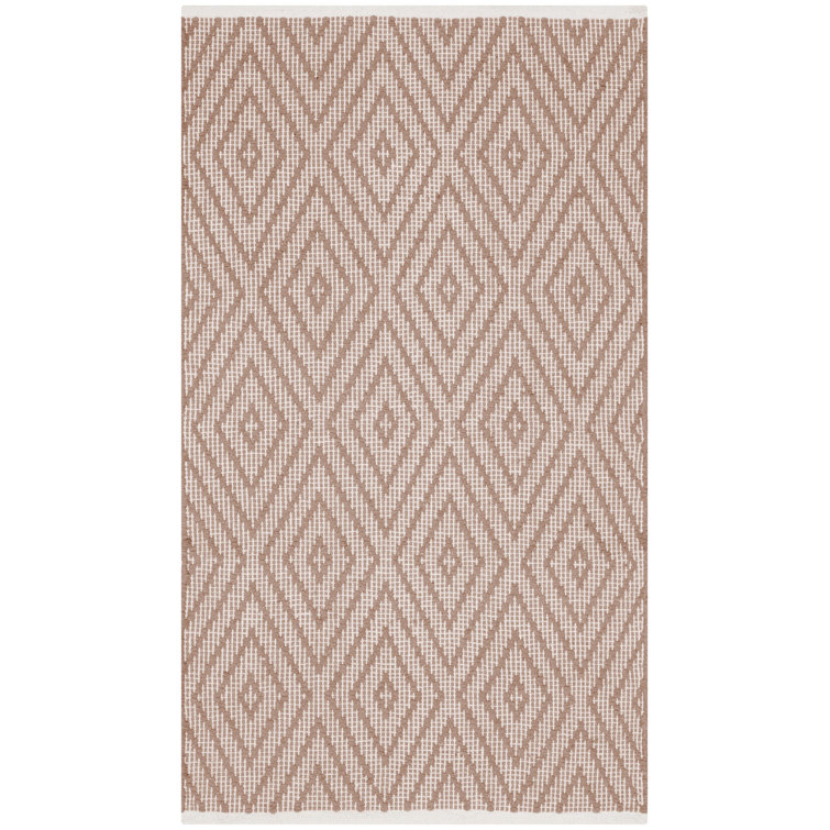 Akihiro Hand Woven Cotton Geometric Rug