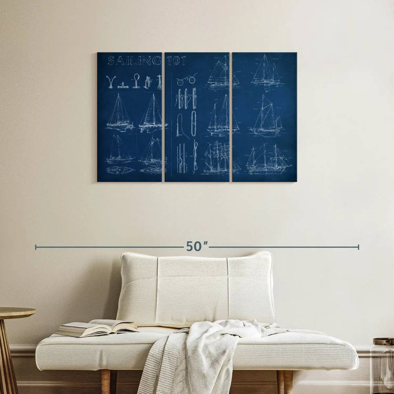 Laelle Sailing Infograph, 24" H x 38" W