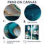 «Abstract Geode Turquoise», art mural abstrait en marbre pour le salon, reproduction sur toile abstraite turquoise 2 pièces-1744466486-1744466485-1744466480