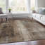 Tapis intérieur / extérieur brun lavable à la machine Xhevrie-43884632