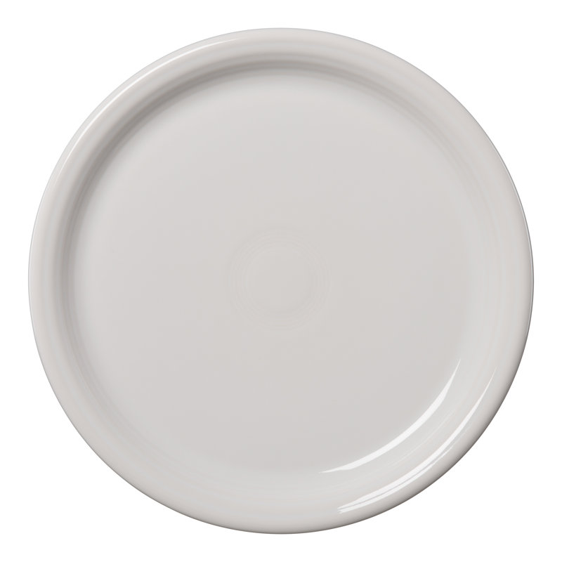Assiette plate Fi 1/2 Bistro, Blanc