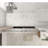 60"W x 76"H Frameless Shower Door, 1/4" Clear Tempered Glass, Explosion-Proof Film, Stainless Steel Handle-114250388
