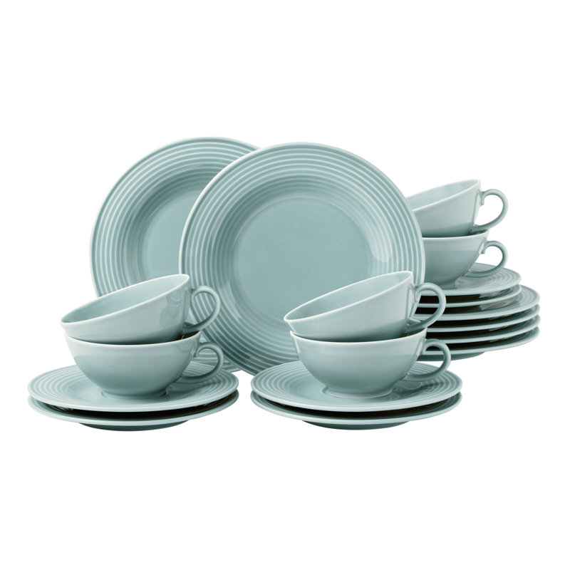 Beat Teacup & Saucer, Teal