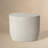 Albert Modern Fluted Coffee Table, Magnesium Oxide Pedestal Accent Table