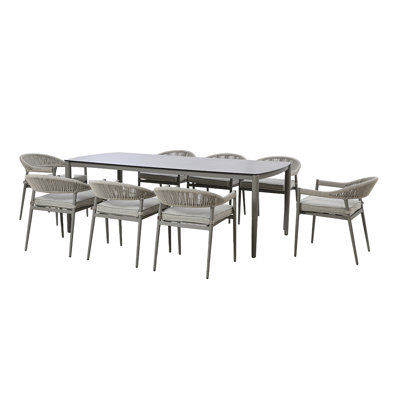 Anduin 8 - Person Patio Dining Set with