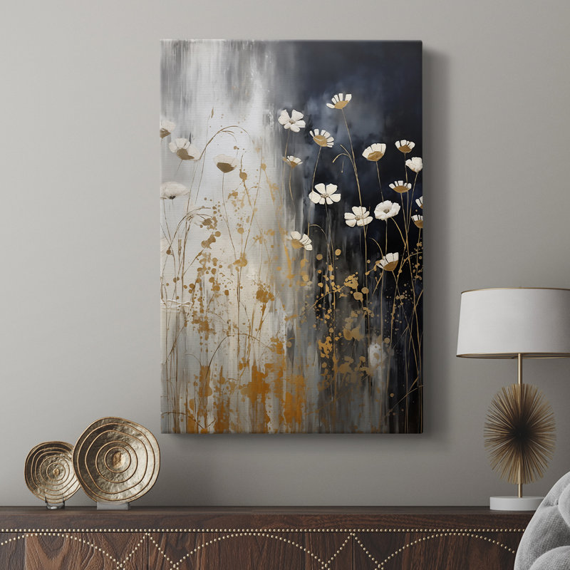 FLORAL Series CDXIV - Gallery Cavas, H 18 po x l 12 po