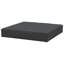 Ensemble de coussins de palette d'extérieur 3 pièces Paom, tissu Oxford noir moelleux pour patio
