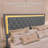 Upholstered Platm Bed  Bed Frame With LED Lights