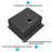 25 X 22 X 10 Inch Drop In Kitchen Sink Gunmetal Black Topmount 16 Gauge Deep Single Bowl Stainless Steel Sink Basin