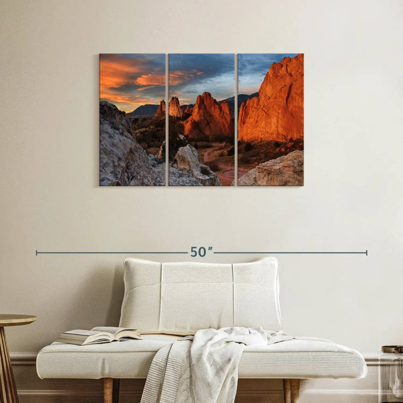 Alvord Garden of Gods in Colorado, H 24 po x l 38 po