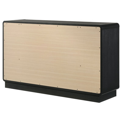 Aadvika 6-drawer Dresser Cabinet Black