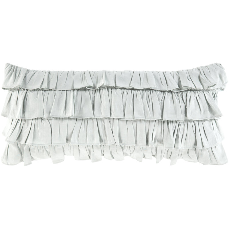  Housse de coussin en lin, Bleu glacier