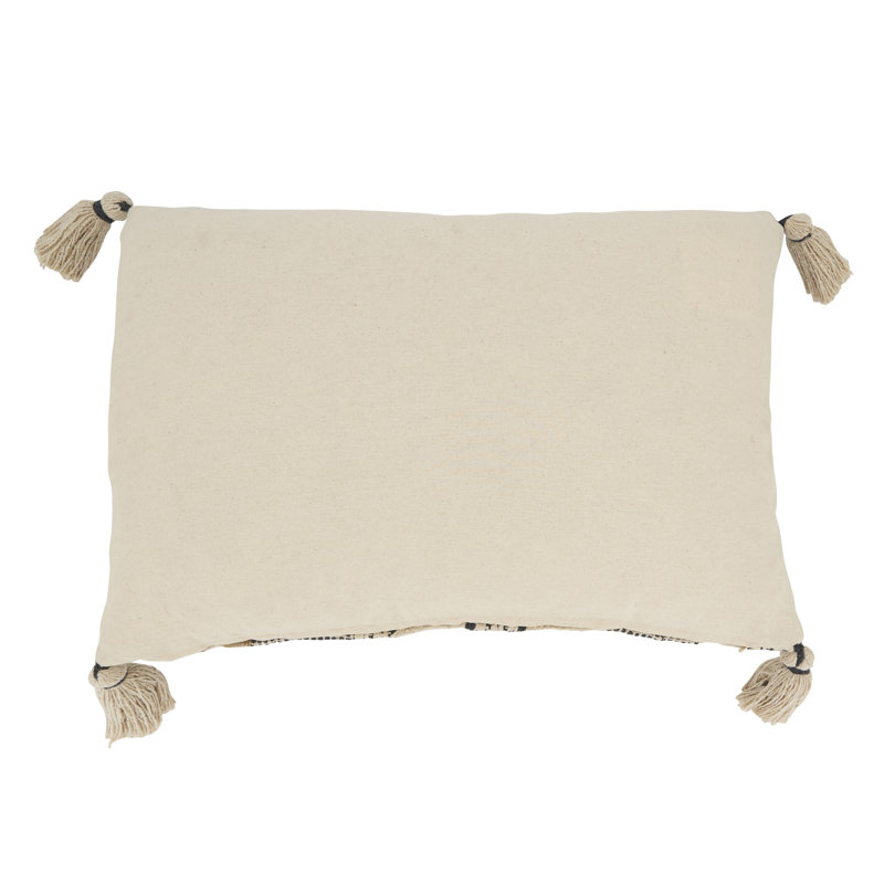 Coussin décoratif à motif géométrique Cambria Collection, polyester