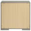 Table de chevet 2 tiroirs Pierce Grey-275065940