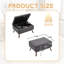 Banc de rangement Mid-Century-1937932569
