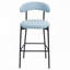 Tabourets de bar en tissu Teddy-363150586