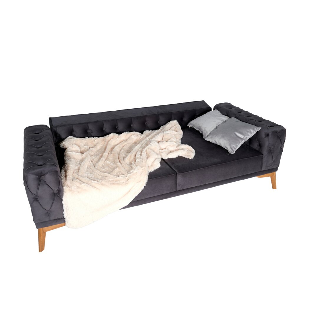 2-Sitzer Sofa aus Samt