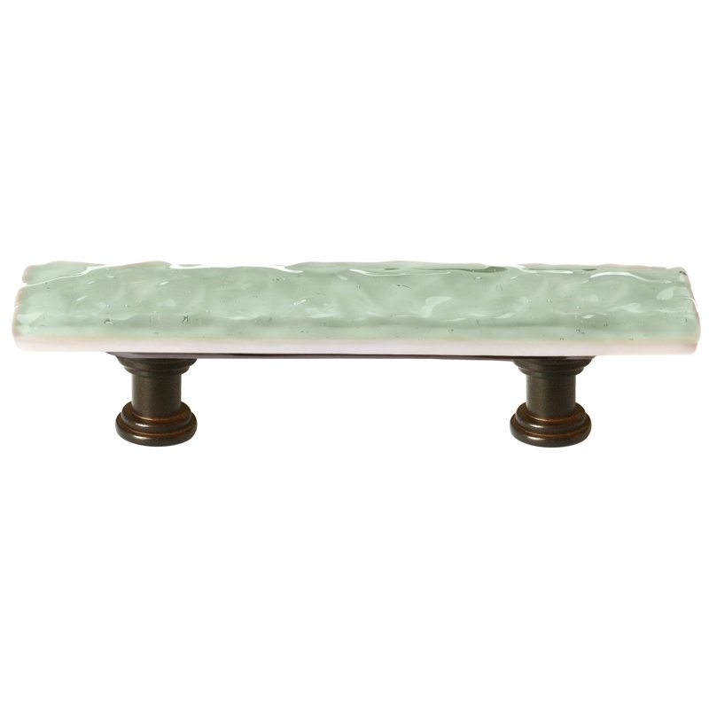 Skinny Glacier Bar / Handle Pull, Spruce Green, Oil Rubbed Bronze