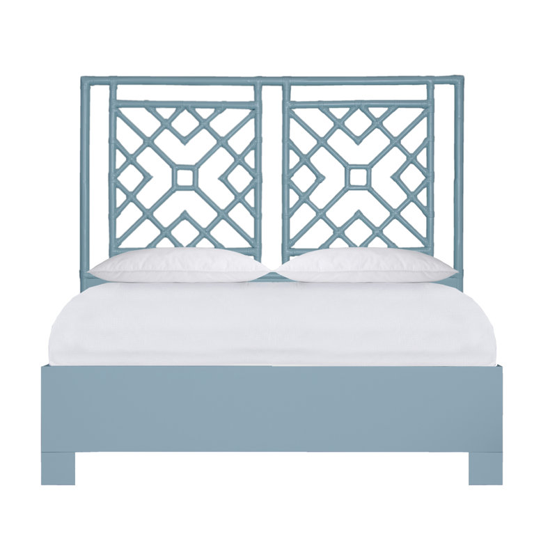 Lit standard Ananias, Grand, Bleu sarcelle