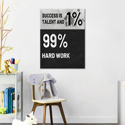 Motivation sur toile, art mural, décoration inspirante, citations, affiche, signe positif, peinture d'art pour la maison moderne, salle de classe, salle de classe, gymnase