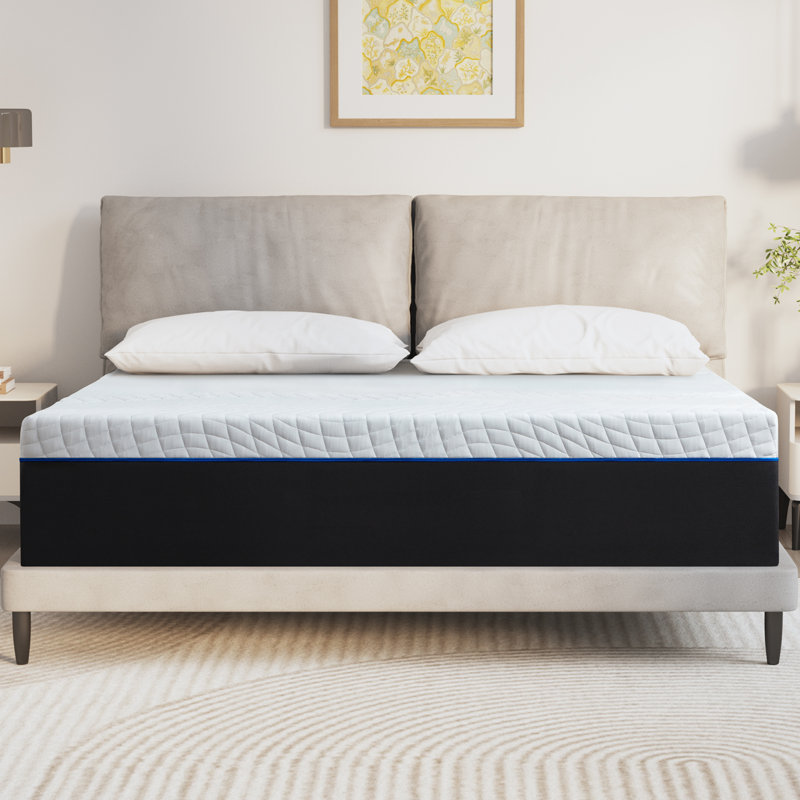 10 Inches Cooling Medium Gel Memory Foam Mattress With Breathable Cover & 10-Year Warranty, Full/Double