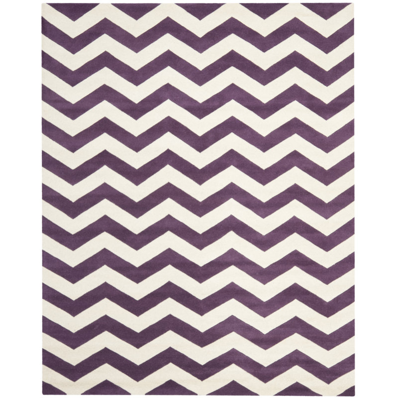 Tapis en laine touffeté à la main Teresita Chatham, Rectangle 6 pi x 9 pi