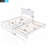 Platform Bed with Adjustable Trundle-556669066