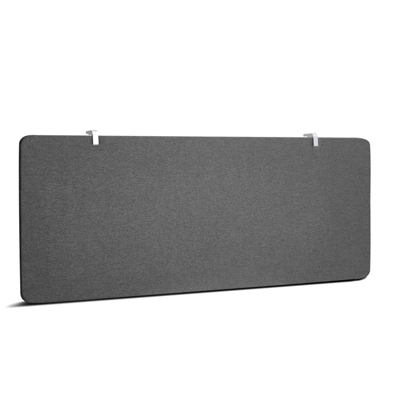 Panneau de modestie en tissu Pinnable, H 17,5 po x L 45 po, Gris foncé