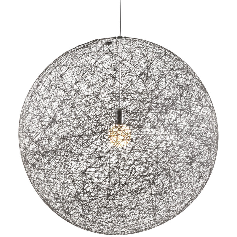 Random II 1 - Light Pendant, Medium, 4 meters, Black