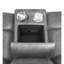 Causeuse avec rangement Carmen Cool Grey