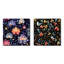 Privette - Ensemble de 2 collages carrés botaniques abstraits-101843499-101843505