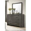 Meuble de chambre à coucher 1 tiroir rustique contemporain à six tiroirs de rangement