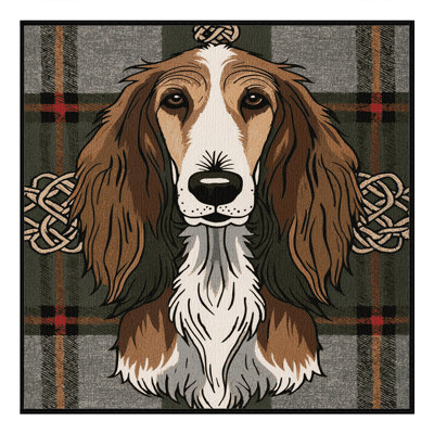  Tapis lavable pour chien écossais Deerhound