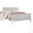Louis Philippe White Finish Queen Bed