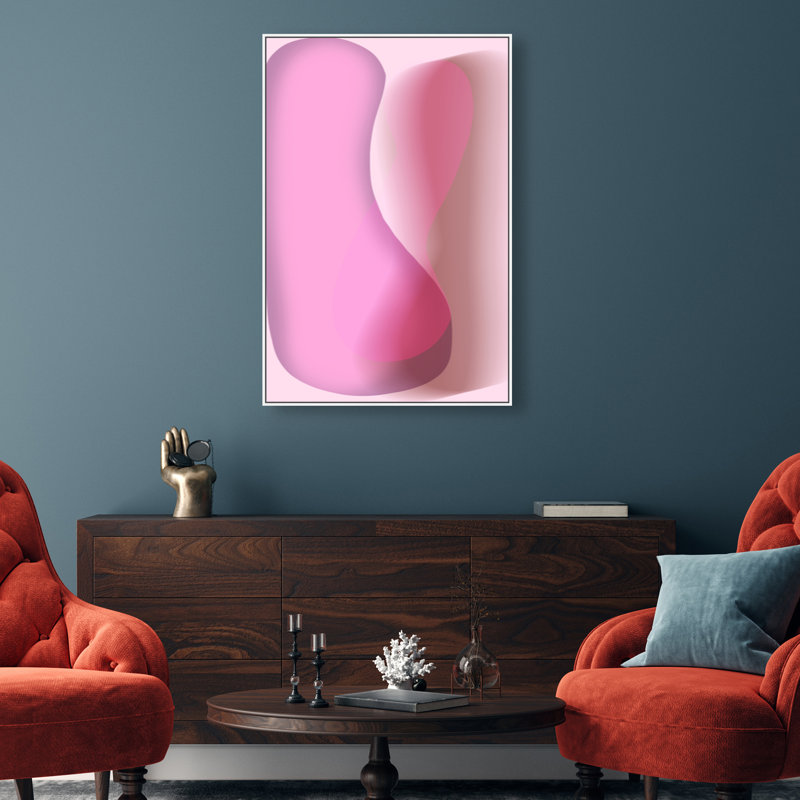 Dancing Lovers Print by Oliver Gal, 46"H x 31"W, White Floater Frame