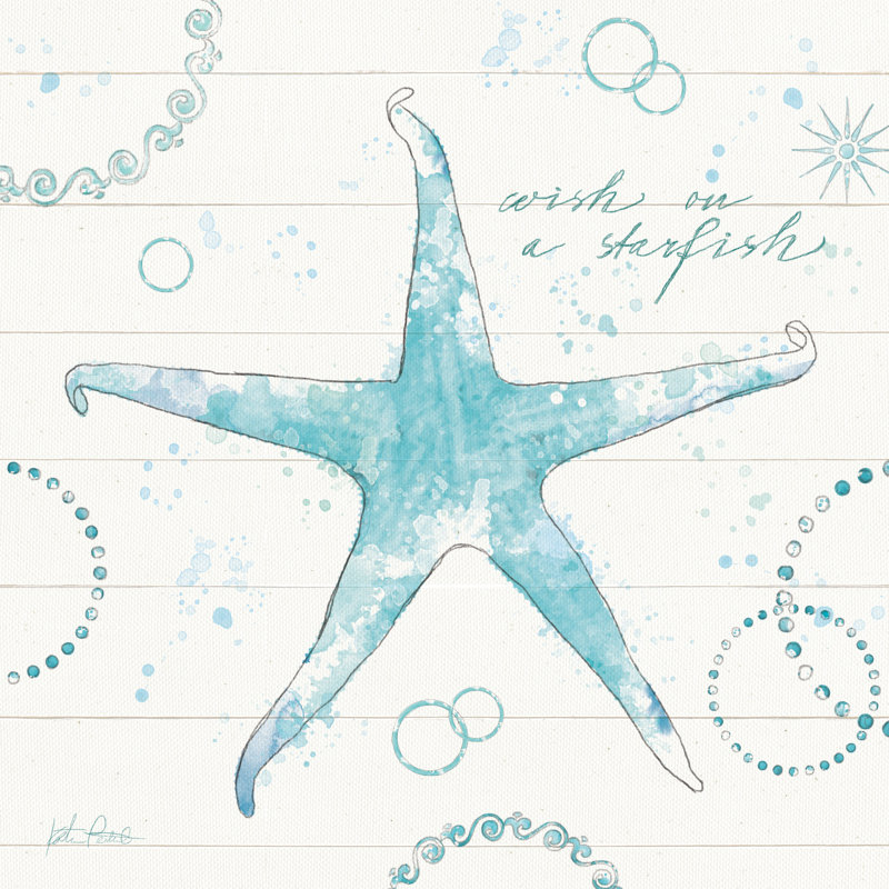 Coastal Splash I Plank, H 36 po x l 36 po x P 1,25 po