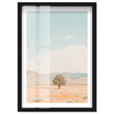 «Lone Tree Vista Shadowbox Print» par Notoriart