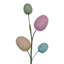 Vickerman 52" Artificial Pastel Easter Egg Garland. Features pastel Easter eggs on a wired spine.