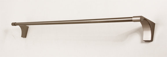 Luna Wall Mounted Towel Bar, Satin Nickel