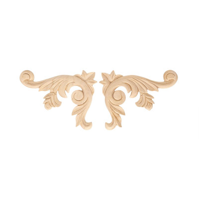 Petit parchemin en bois non fini 5 po x 3-3 / 4 po x 1/2 po