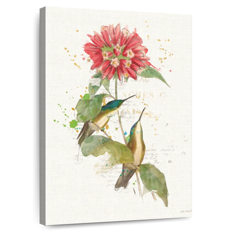 Colibris colorés Brampt I, H 45 po x l 30 po