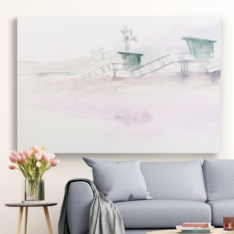 « aube beach break iii », impression sur toile, H 8 po x l 12 po x P 1 po, Toile tendue
