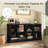 8 - Cube 62"W Storage Bookcase Horizontal Bookshelf Organizer with Anti-tip Hardware-1140977549-1140977550