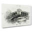 Rialto Bridge Venice Italy In Abstract - Wrapped Canvas-55338528