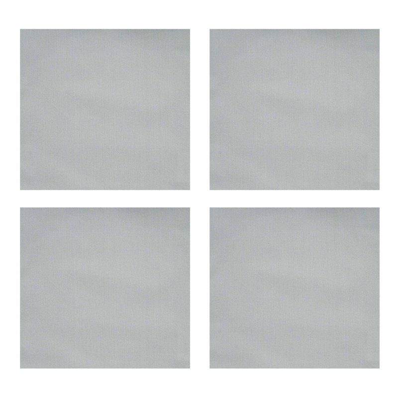  Ensemble de 4 serviettes de table Blue Mist Elements, Bleu, 18 po carré