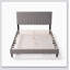 Lit plateforme tapissier touffeté-1903285549