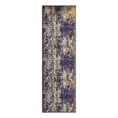 Dimonetta Washable Abstract Indoor Rug